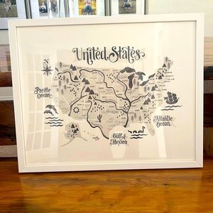 Minted framed art for boys bedroom